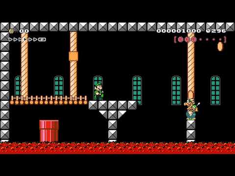 Roy's Robo-Koopa Kastle by Sherberto 🍄 Super Mario Maker 2 #adb 😶 No Commentary