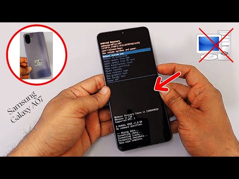 Samsung A07 Hard Reset Without PC | How To Unlocking Samsung Galaxy A07