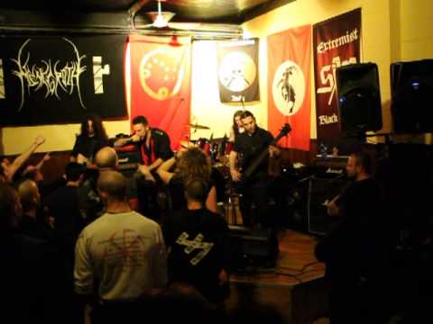 Frangar - Trieste Chiama (black metal live, Milano 2013, HD quality)