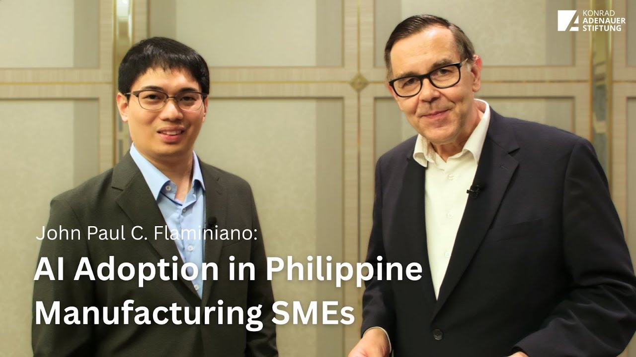 John Paul C. Flaminiano: AI Adoption in Philippine Manufacturing SMEs