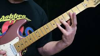 How to play Dokken&#39;s The Hunter on guitar