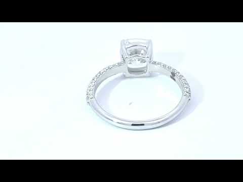 Ring Platinum - 3.42ct. tw. Diamond (Lab-grown) - Diamond - D, VS1 video