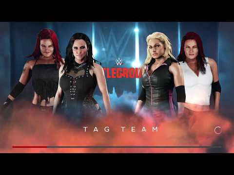 WWE 2K18 Stephanie McMahon,Heel Lita VS Trish Stratus,Lita Elimination Tag Match