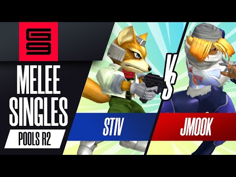Stiv (Fox) vs Jmook (Sheik) - Melee Singles Pools Winners Quarter-Final  - Genesis 9