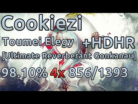 Cookiezi | Konuko - Toumei Elegy [Ultimate Reverberant Gonkanau] HDHR 856/1393 98.10%
