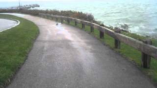 Nut Island - Quincy Ma during hurricane Sandy