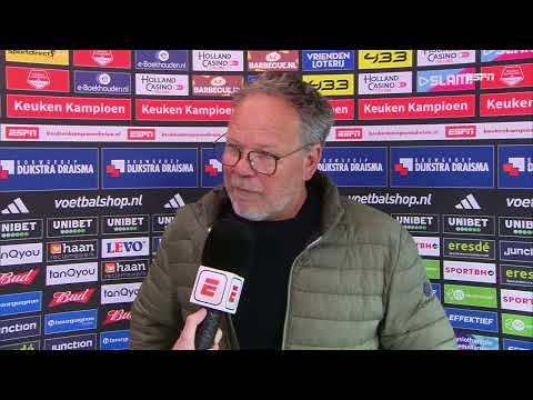 De Jong: "We kregen er in de eerste helft helemaal geen druk op"