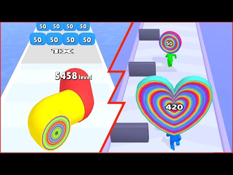 Layer Man 3d VS Layer Runner 3D - ASMR Gameplay (Max Level)