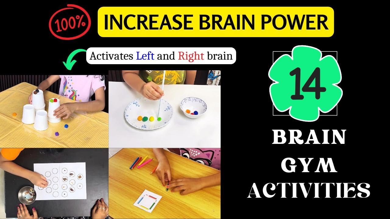 14 Brain gym Activities For Kids | Brain Gym (Age 3+)
