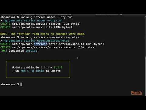 Hands On App Development with Ionic Creating the Notes Store | packtpub com