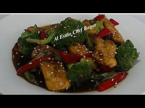 POLLO TERIYAKI, Receta # 299, teriyaki, Pollo con Verduras estilo Chino Video