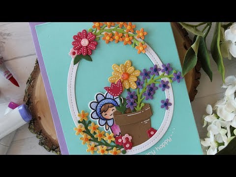How to make a cute floral card