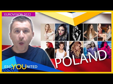 REACTION - POLAND  All 10 National Final songs (Poland Eurovision 2022)
