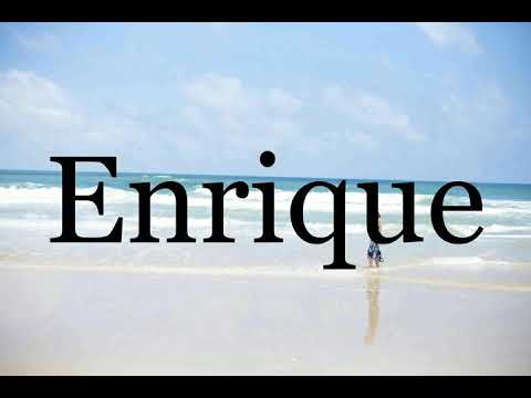 How To Pronounce Enrique🌈🌈🌈🌈🌈🌈Pronunciation Of Enrique