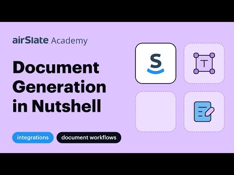 Document Generation in Nutshell