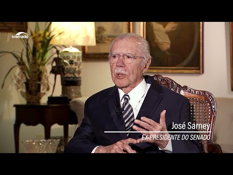 Sarney fala sobre redemocratização do país e leis aprovadas no Senado nas últimas décadas