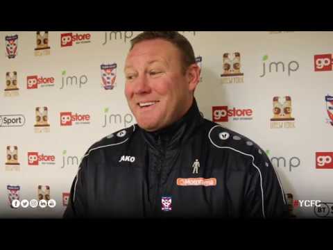York City 1-0 Kettering Town | Steve Watson Post-Match