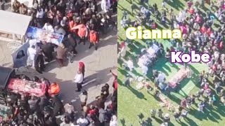 Gianna and Kobe Bryant Bodies Taken To Burial Site For Funeral/Memorial (Hard Not To Cry)
