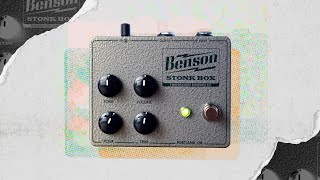 Video thumbnail for Andy Martin Demos Benson Amps Stonkbox: A Germanium, Temperature-Controlled Boutique Fuzz by Reverb