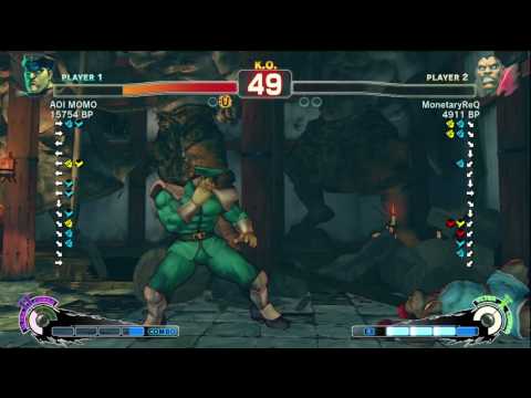 AOI MOMO [Bison] vs MonetaryReQ [Balrog] SSF4 Japanese Ranked Matches - Xbox Live