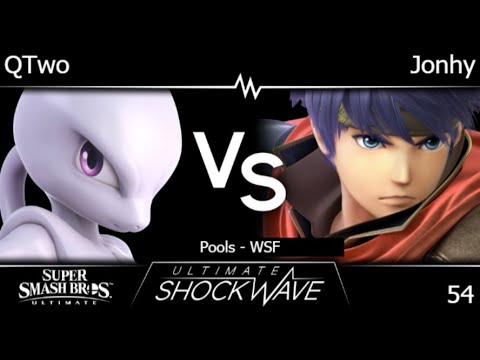 USW 54 - QTwo (Mewtwo, Sonic) vs Jonhy (Ike) Pools - WSF - SSBU