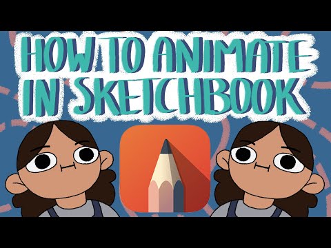 FREE 2D Animation Software / How to animate in Sketchbook! Video