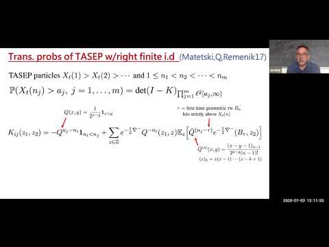 Jeremy Quastel, From TASEP to the KPZ fixed point and KP
