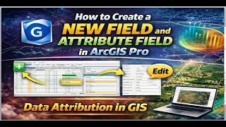 How to create a new field and attribute field in ArcGIS Pro: Data Attribution in ArcGIS