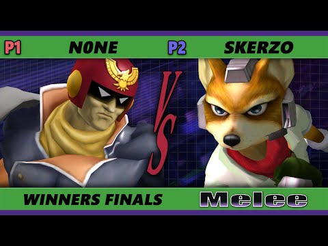 S@X 401 Online Winners Finals - n0ne (Captain Falcon) Vs. Skerzo (Fox) Smash Melee - SSBM
