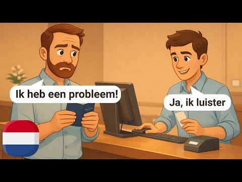 Learn Dutch through Dialogues (With Subtitles) | A1-A2 | 10 Dialogues At The Hotel