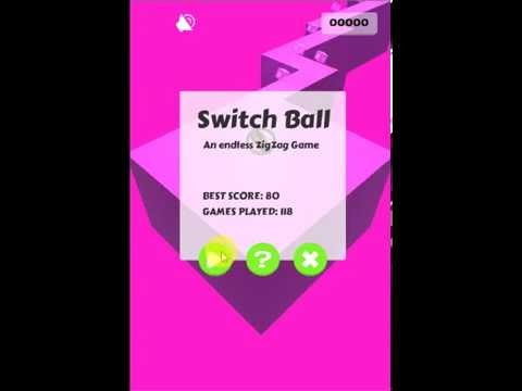 Switch Ball -  Endless Zig Zag Video