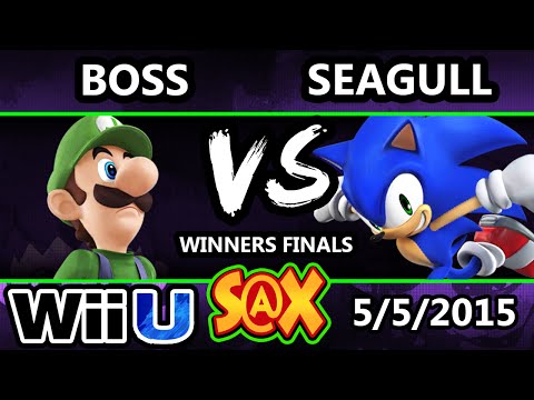 S@X - MVG WS | Boss (Luigi) Vs. NS | Seagull (Sonic) SSB4 Winners Finals - smash Wii U - Smash 4