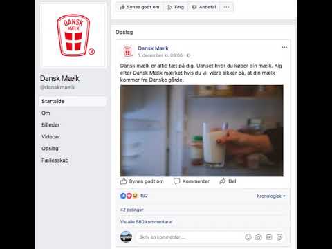 Dansk Mælk Facebook Content