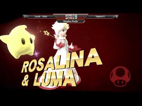 Midwest Mayhem 8 Pools: LooK l falln (Rosalina) vs. Vegeta!!! (Ike)