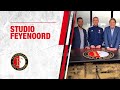 Sven van Beek in Studio Feyenoord