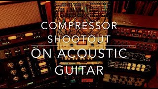 Video thumbnail for Compressor Shootout on GUITAR I LA2A,WA76,2264JR,EL8,160A I Shred Shed by Shred Shed Studios