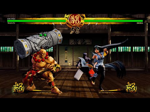 Wan-Fu vs Yashamaru Kurama (Hardest AI) - Samurai Shodown All Characters
