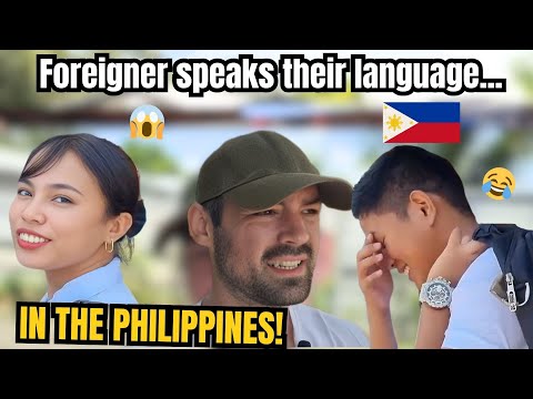 FOREIGNER SHOCKS Locals in PHILIPPINES by speaking THEIR LANGUAGE PERFECTLY! 🇵🇭