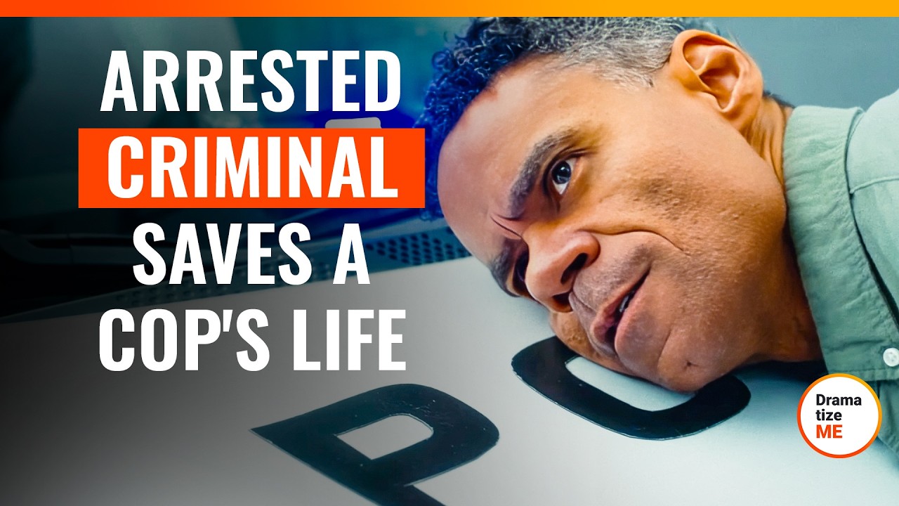 Arrested Criminal Saves A Cop's Life | @DramatizeMe.Special