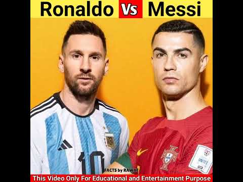 Cristiano Ronaldo vs Lionel Messi कौन सबसे बेस्ट है ? #shorts #ytshorts