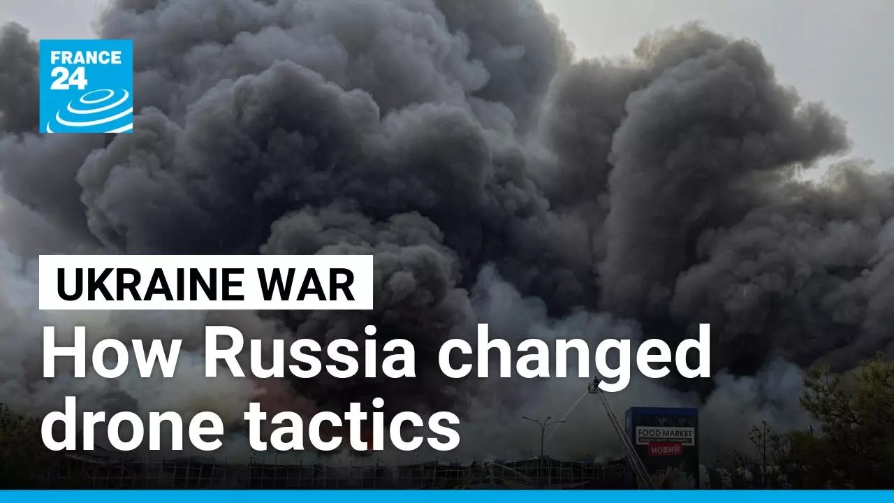 Russia fired over 2,800 drones at Ukraine in August amid war tactic change • FRANCE 24 English