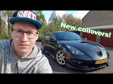 I got NEW coilovers for the Celica T23!