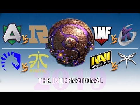 Liquid vs Fnatic - Alliance vs RNG - INF vs KG - Navi vs Mski | TI9 Main Event live