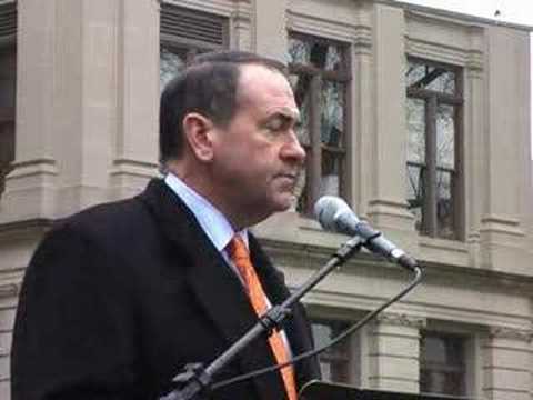 Governor Mike Huckabee on Right To Life