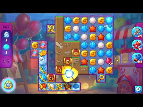 Fishdom 6135 Super Hard Level - 13 moves - NO BooSTERS