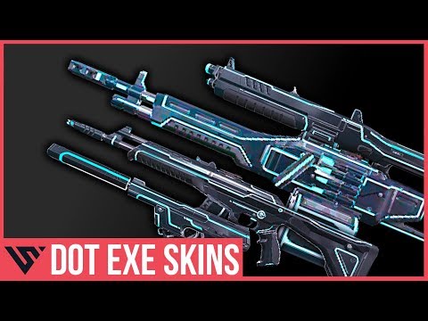 Valorant | ALL DOT EXE Weapon Skins Showcase & Gameplay