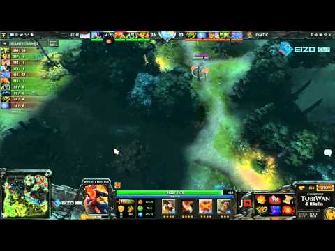 Fnatic EU vs HeHe - EIZO Cup DOTA 2 - TobiWan & BBallin (Epic ending)