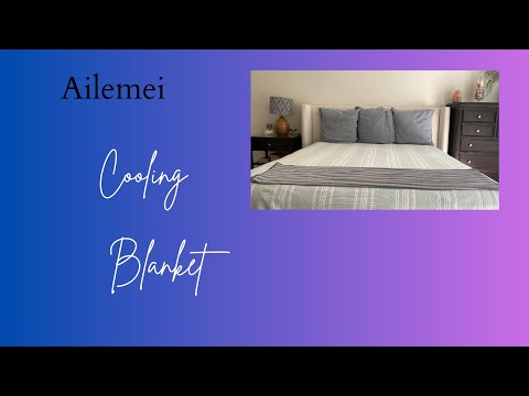 Ailemei Direct Cooling Throw Blanket for Hot Sleepers – Stay Cool & Comfortable All Night!
