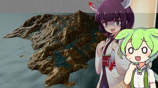 雨上がりの河や湖のシミュレーション【ずんだもん解説】【NEUTRINOアカペラ合唱】