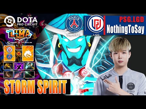 PSG.LGD vs SPIRIT | NOTHINGTOSAY STORM SPIRIT 16-0 BULLIED YATORO | LIMA MAJOR 2023 Dota 2 Highlight